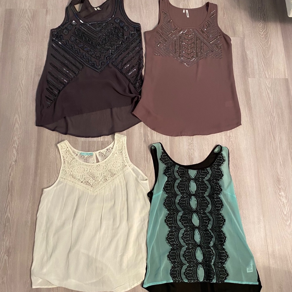3 Maurice’s blouses size small - read
